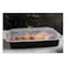 Pactiv Evergreen VERSAtainer Microwavable Containers, Rectangle, 58 oz, 8.5 x 11.5 x 2.5, Black/Clear, Plastic, 150PK NC989B - alternate 2